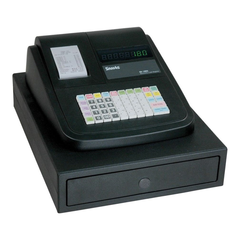 CRSER180U SAM4s ER-180U 16 DEPT THERMAL CASH REGISTER