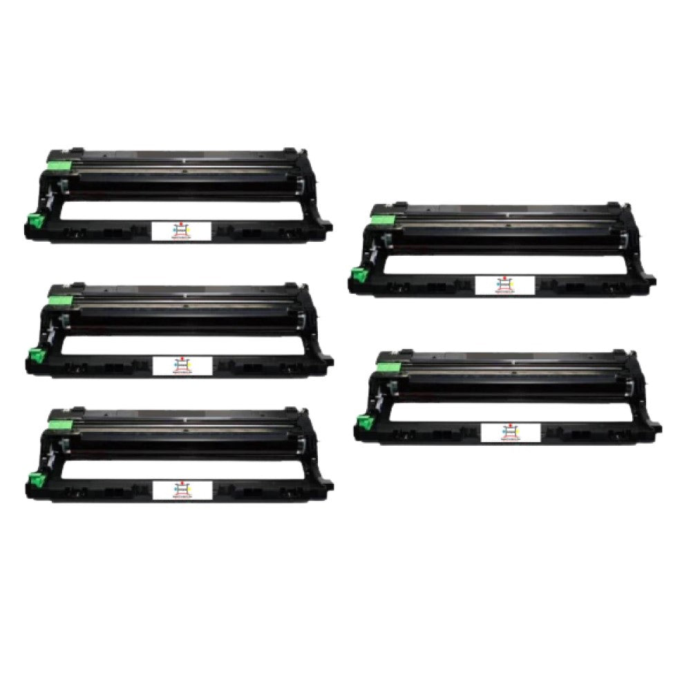 Compatible Drum Unit Replacement For BROTHER DR221CL (DR-221CL) 5-Pack