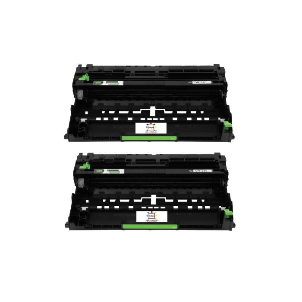 Ampuproducts Compatible Drum Unit Replacement for Brother DR890 (DR-890) Black (2-Pack)