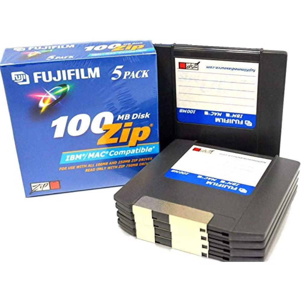 FUJ25275004 FUJI IBM/MAC LQ-5PK 1000MB ZIP DISK