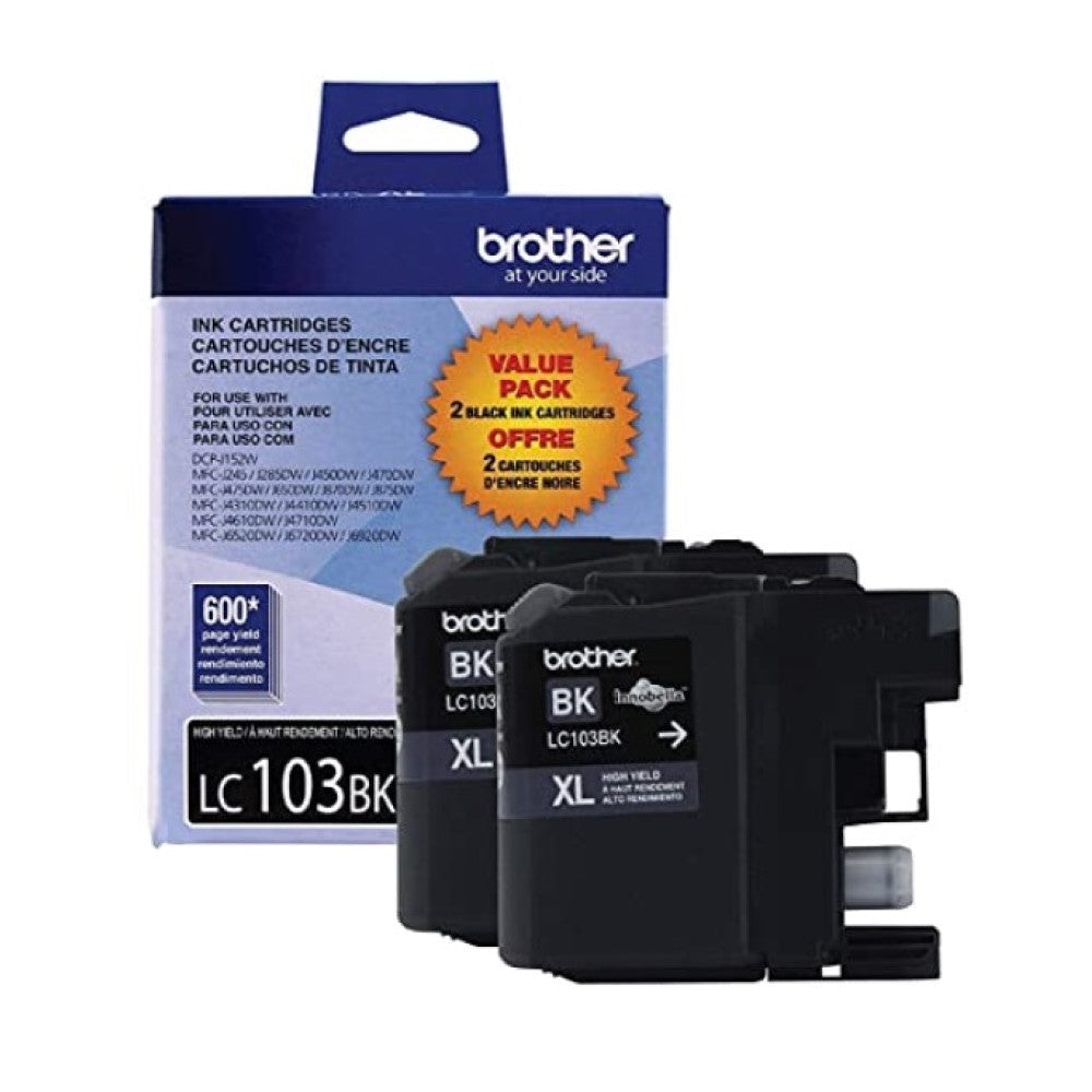 GENUINE BROTHER LC1032PKS DUAL PACK INK CARTRIDGE