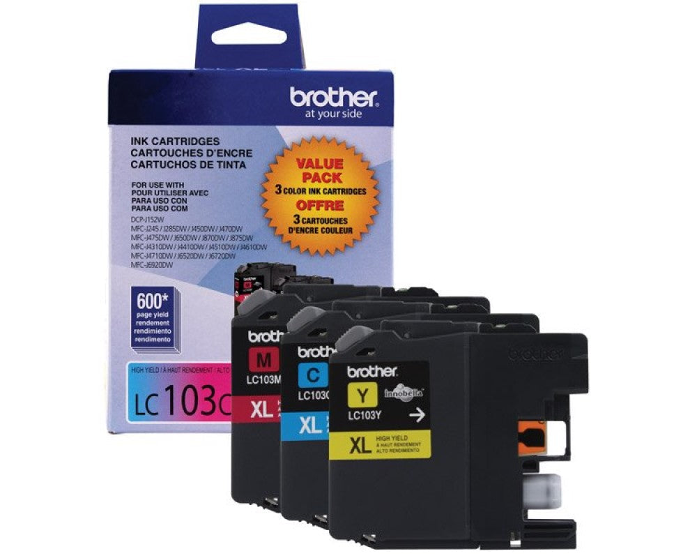 GENUINE BROTHER LC1033PKS MULTI PACK INK CARTRIDGE