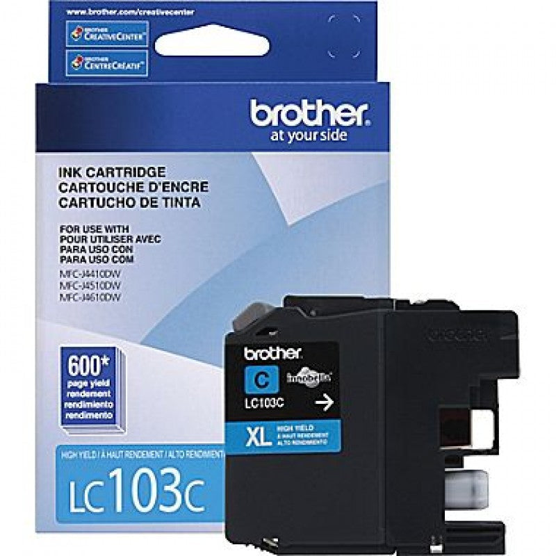 GENUINE BROTHER LC103C INK CARTRIDGE