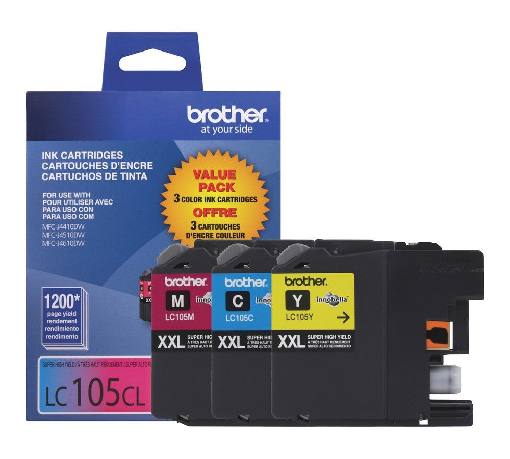 GENUINE BROTHER LC1053PKS MULTI PACK INK CARTRIDGE