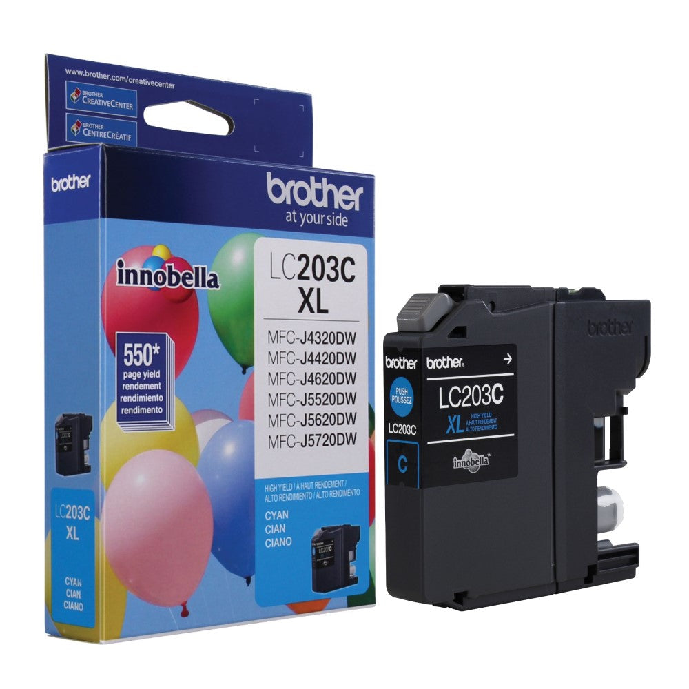 GENUINE BROTHER LC203C INK CARTRIDGE