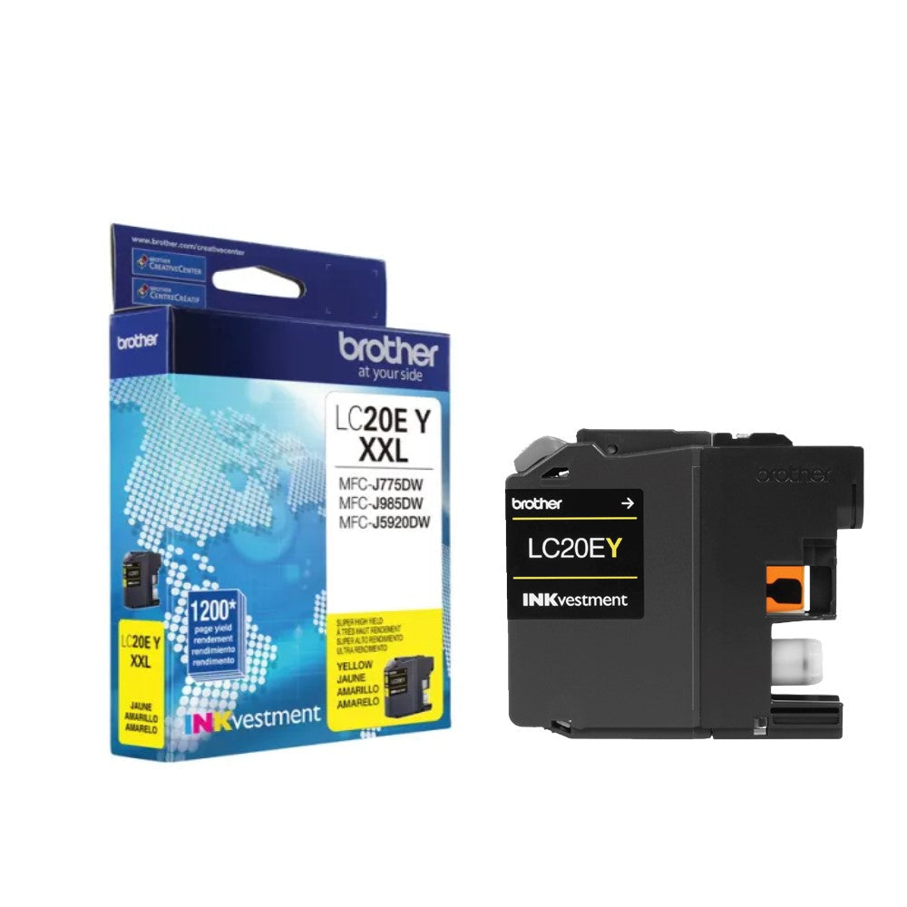 GENUINE BROTHER LC20EY INK CARTRIDGE