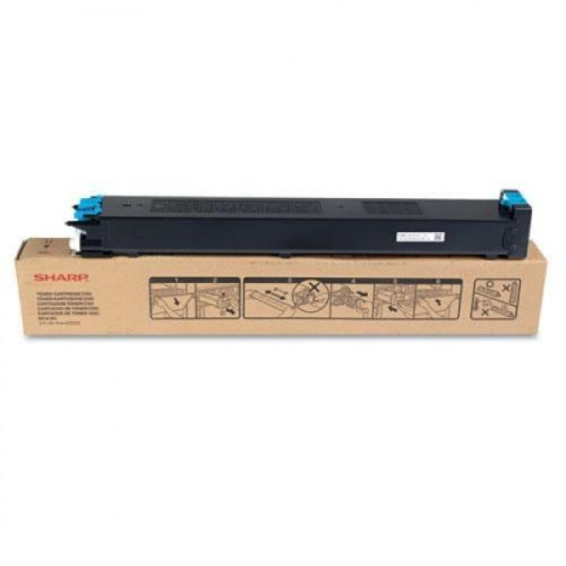 GENUINE SHARP MX31NTCA CYAN TONER CARTRIDGE