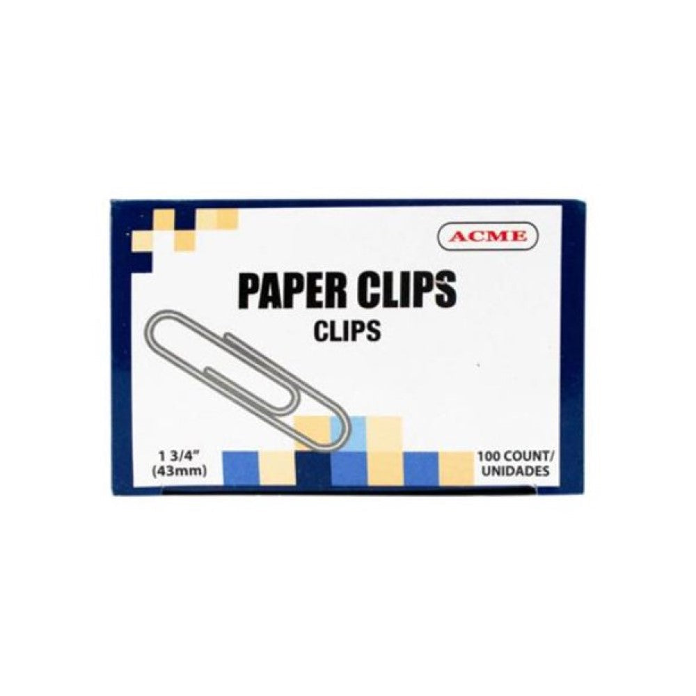 OP911 1.75" Paper Clips 100 Count