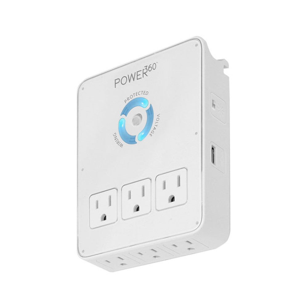 pmxp360 panamax p360 dock wall 6 outlet 2 usb surge