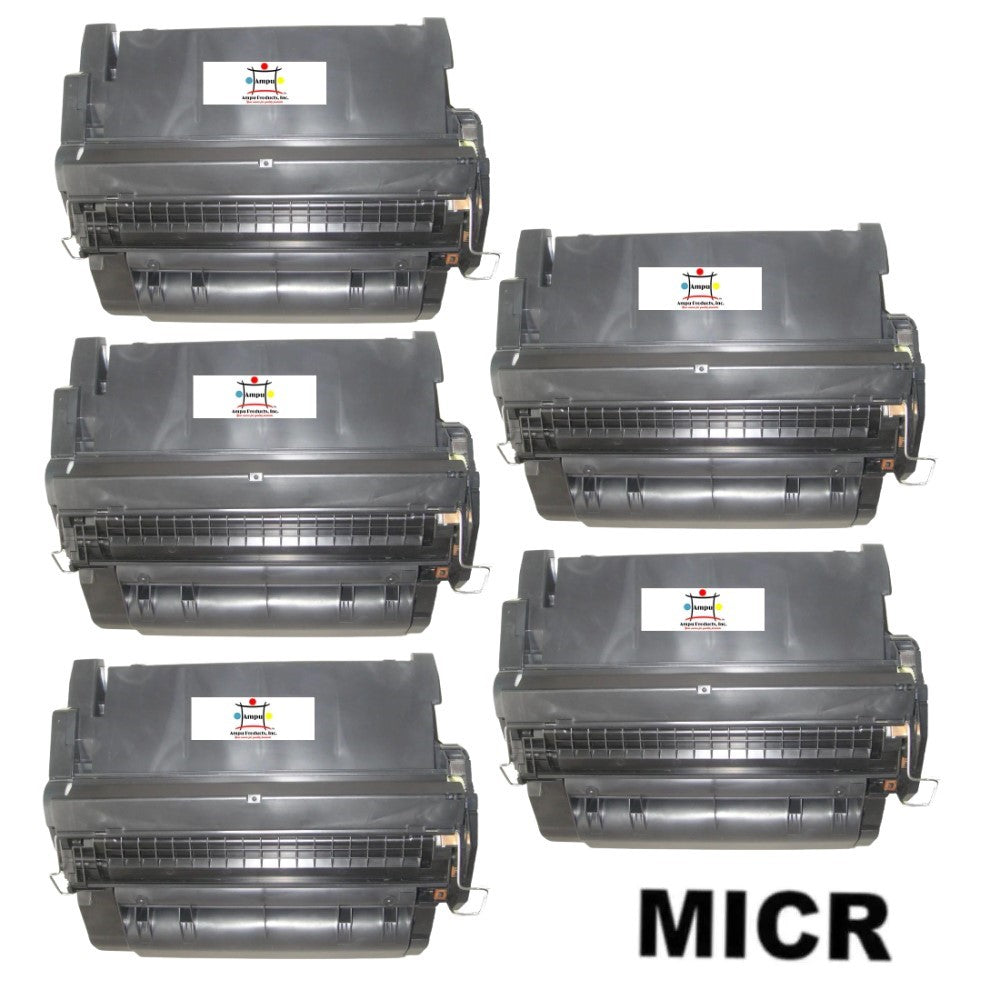 Ampuproducts Compatible Toner Cartridge Replacement For HP Q5942A (42A) Black (10K YLD) 5-Pack (W/Micr)