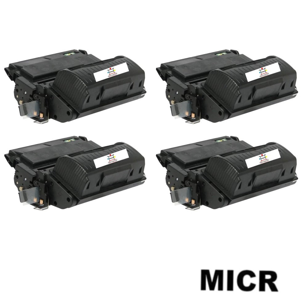Ampuproducts Compatible Toner Cartridge Replacement for HP Q5942X (42X) High Yield Black (20K YLD) 4-Pack (W/Micr)