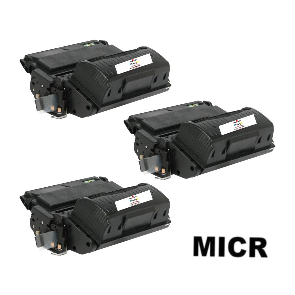 AmpuproductsCompatible Toner Cartridge Replacement for HP Q5942X (42X) High Yield Black (20K YLD) 3-Pack (W/Micr)