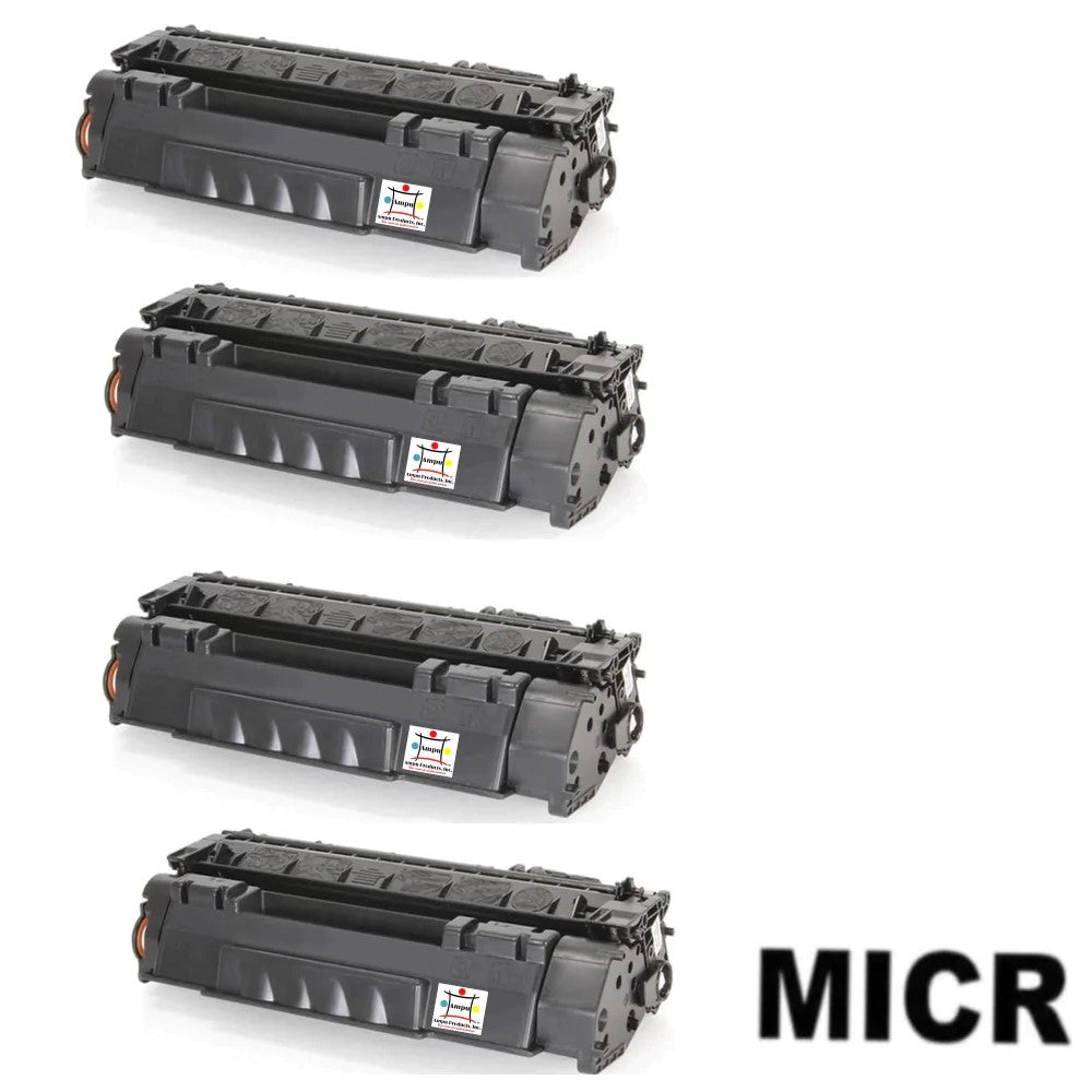 Ampuproducts Compatible Toner Cartridge Replacement For HP Q5949A (Q7553A, 49A) Black (2.5K YLD) 4-Pack (W/Micr)
