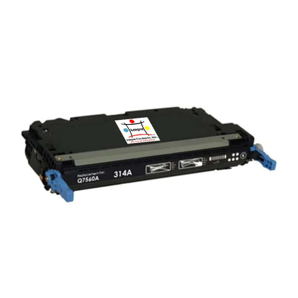 Ampuproducts Compatible Toner Cartridge Replacement For HP Q7560A (314A) Black (3.5K YLD)