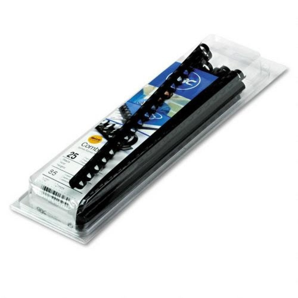 GBC4090034 GBC BLACK 1/2" 25pk CombBind SPINES SWI4090034