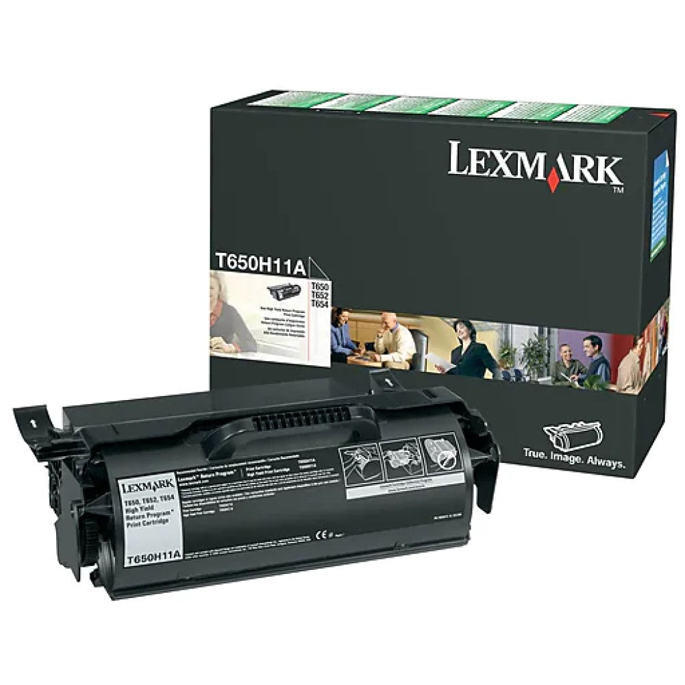 GENUINE LEXMARK T650H11A BLACK TONER CARTRIDGE