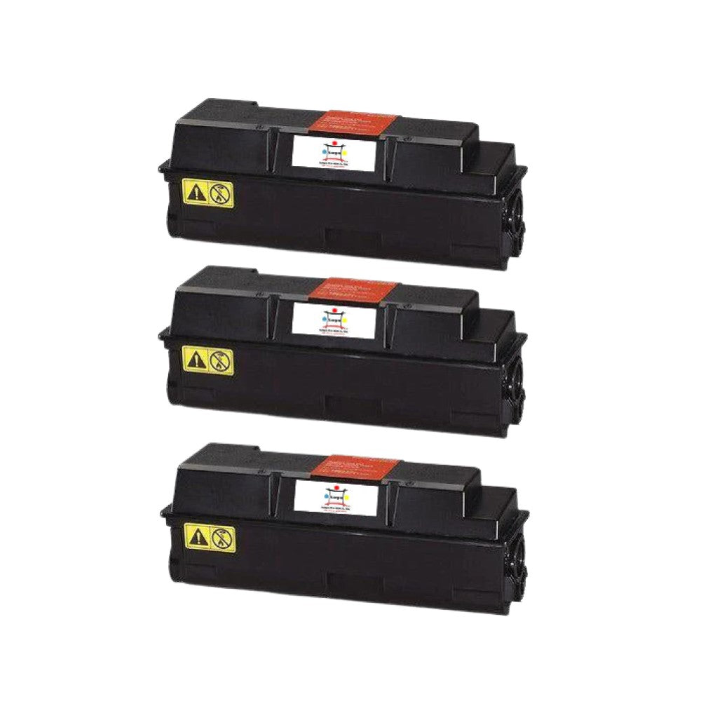 Ampuproducts Compatible Toner Cartridge Replacement for Copystar 1T02F90US0 (TK-320; TK-322) Black (3-Pack)