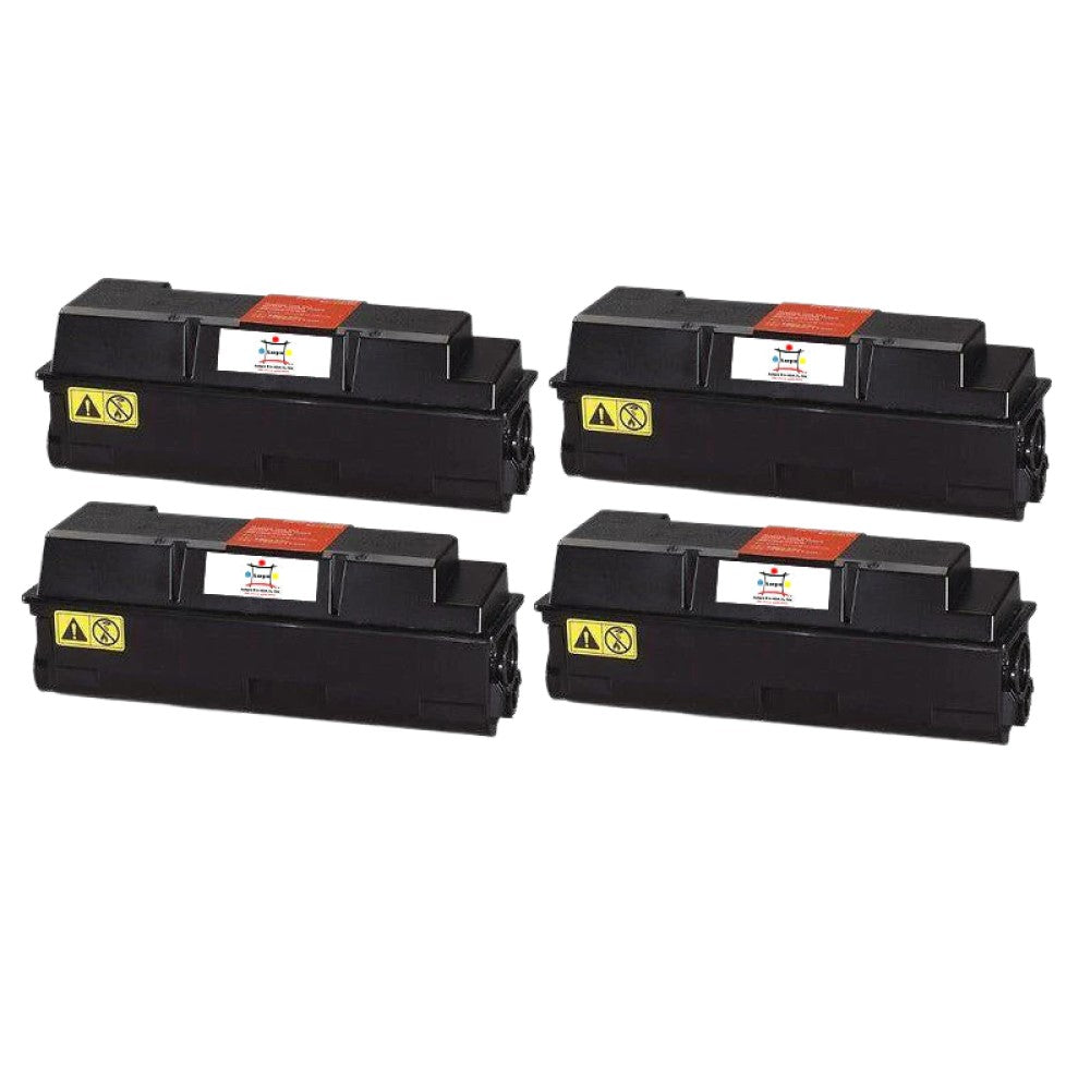 Ampuproducts Compatible Toner Cartridge Replacement for Copystar 1T02F90US0 (TK-320; TK-322) Black (4-Pack)