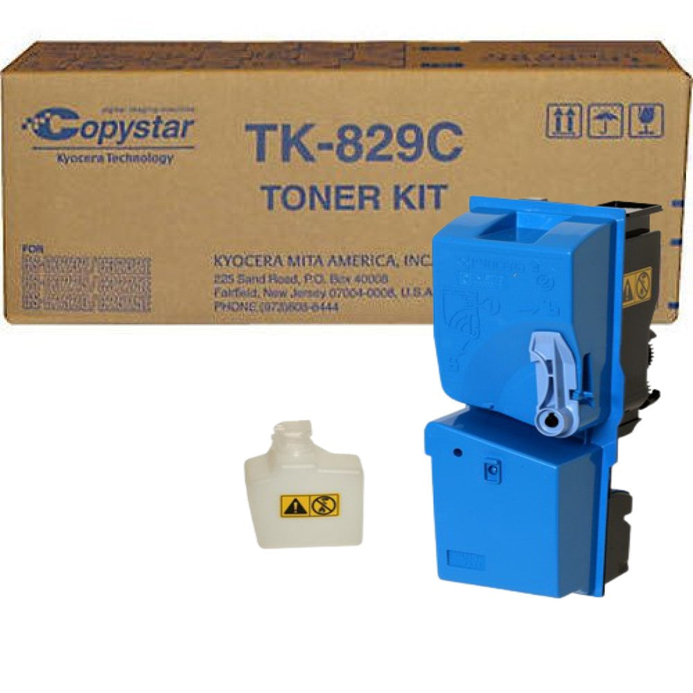 GENUINE COPYSTAR TK829C TONER CARTRIDGE