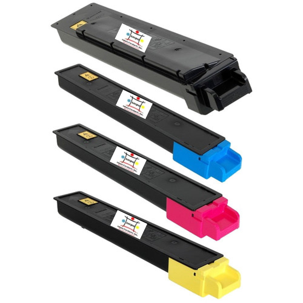 Ampuproducts Compatible Toner Cartridge Replacement for Copystar TK8327C; TK8327Y; TK8317M; TK8317K (TK-8327C; TK-8327M; TK-8327Y; TK-8327K) Cyan, Magenta, Yellow, Black (4-Pack)