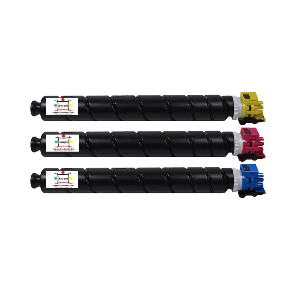 Ampuproducts Compatible Toner Cartridge Replacement for Copystar TK8347C; TK8347M; TK8347Y (TK-8347C; TK-8347M; TK-8347Y) Cyan; Magenta; Yellow (3-Pack)