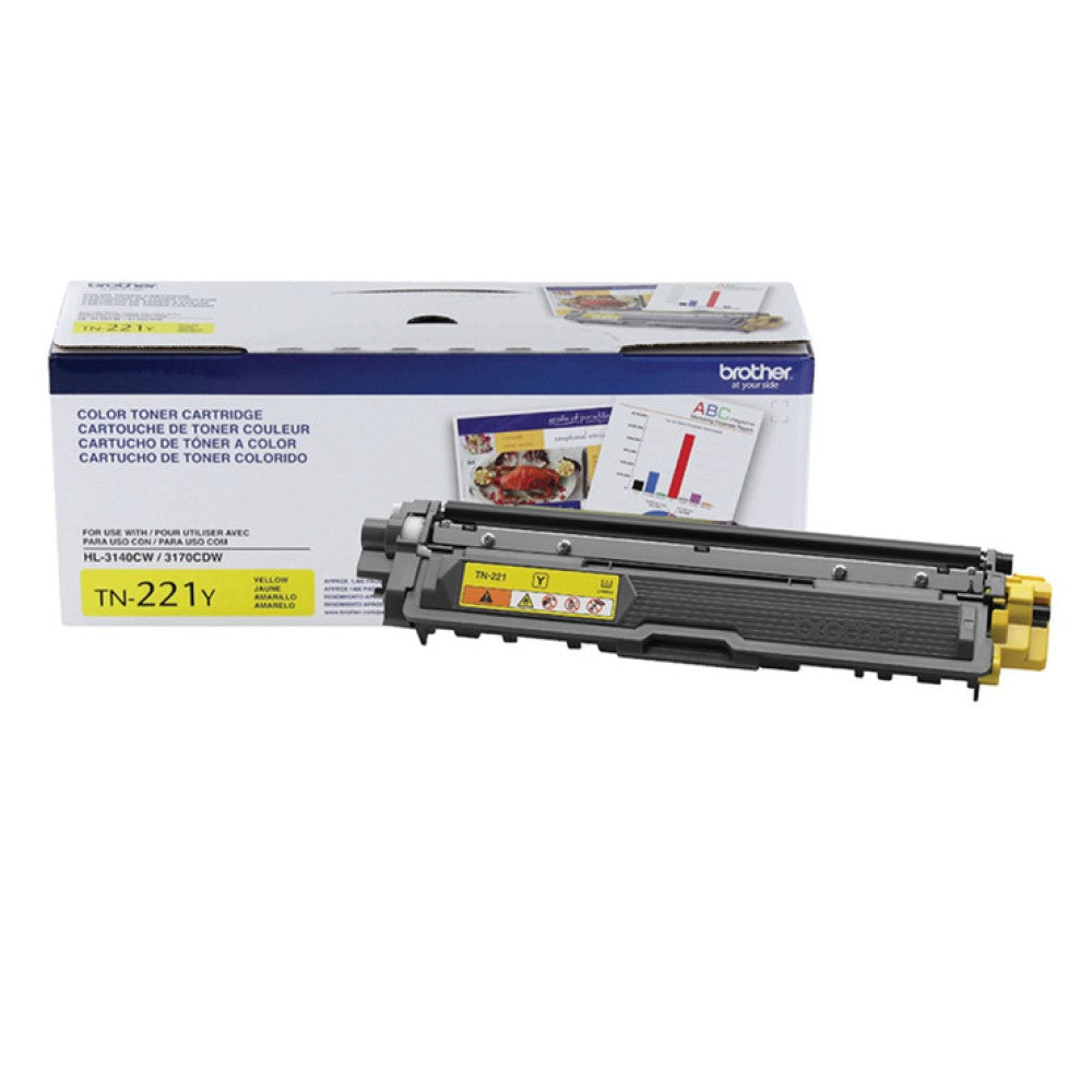 GENUINE BROTHER TN221Y TONER CARTRIDGE