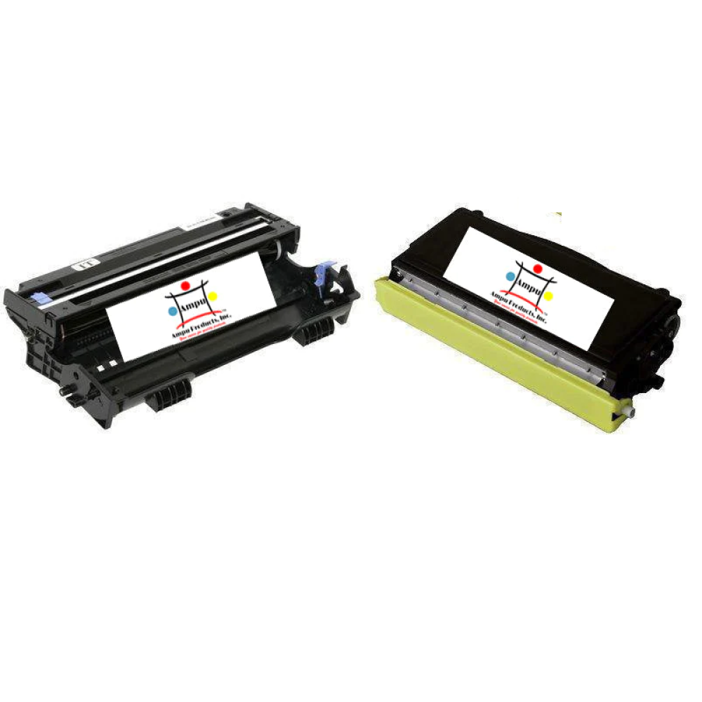 Ampuproducts Compatible Toner Cartridge and Drum Unit Replacement for BROTHER TN460/DR400 (TN-460, DR-400) 2-Pack