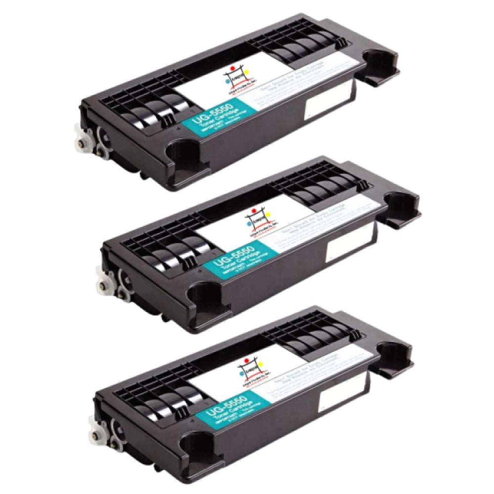 Compatible Toner Cartridge Replacement For PANASONIC UG5550 (UG-5550) Black (10K YLD) 3-Pack