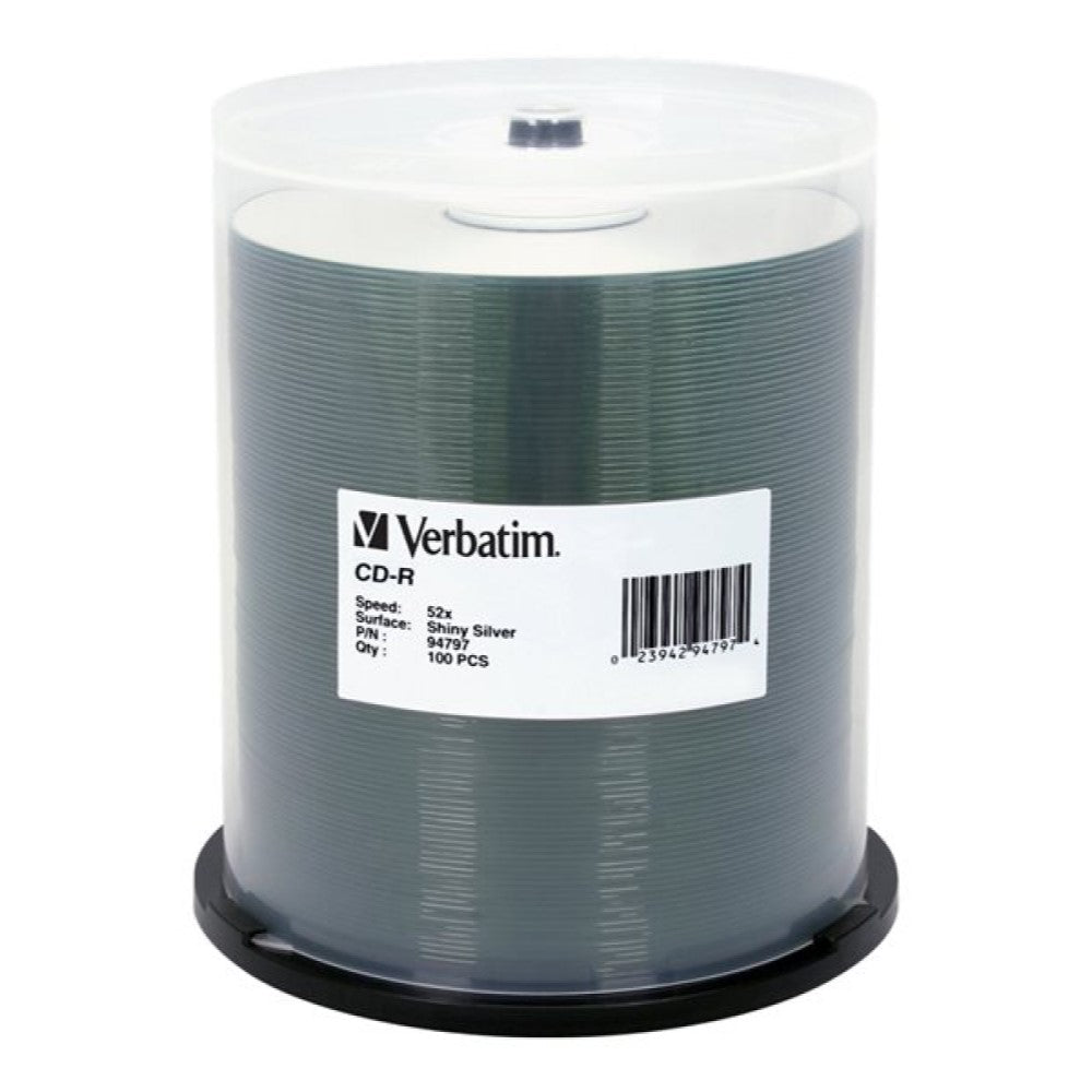 VER94797 VERBATIM CD-R DL+ SILK 100pk 700MB/52X SPIN-SLV