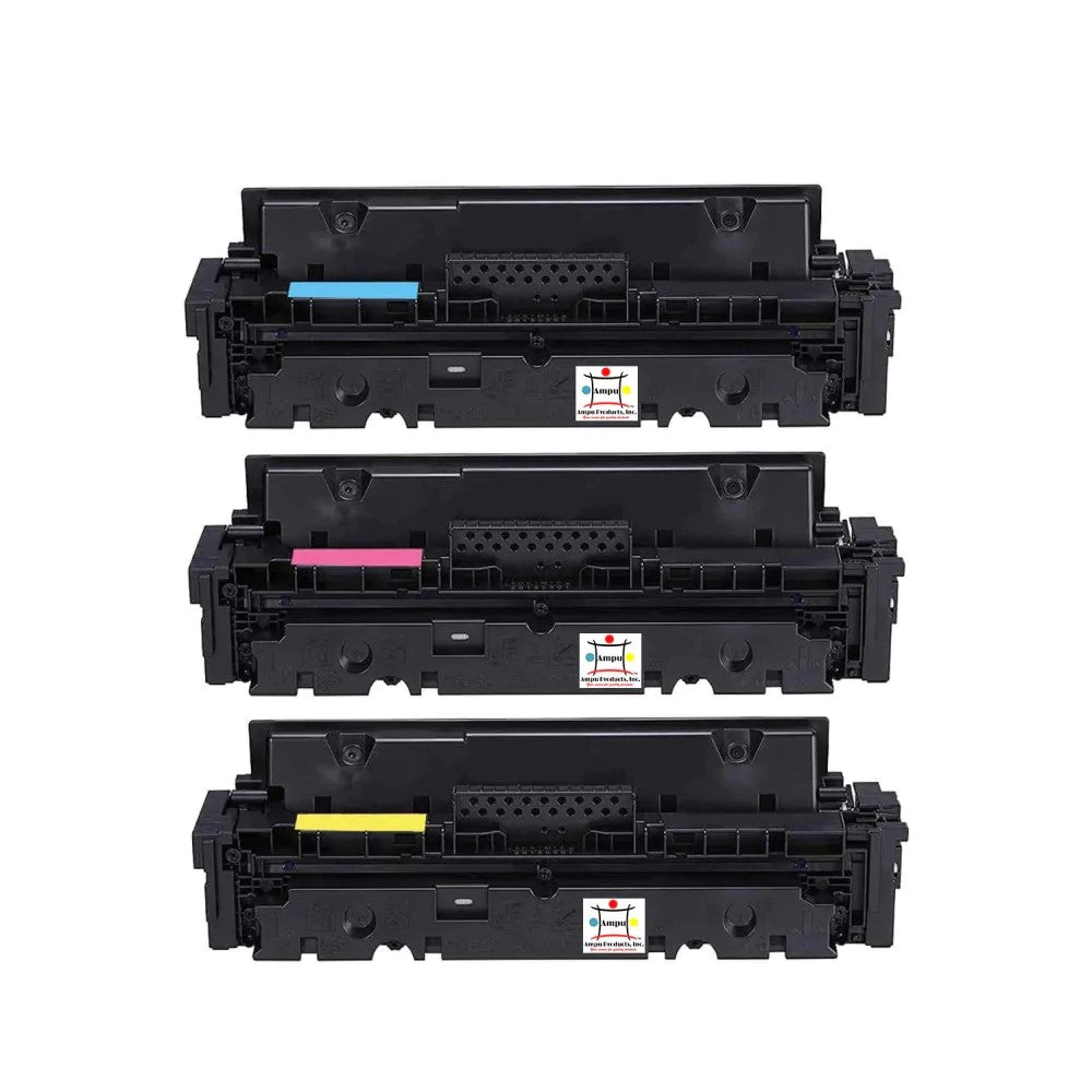 Ampuproducts Compatible Toner Cartridge Replacement For HP W2021X, W2022X, W2023X (HP 414X) High Yield Cyan, Magenta, Yellow (3-PACK)