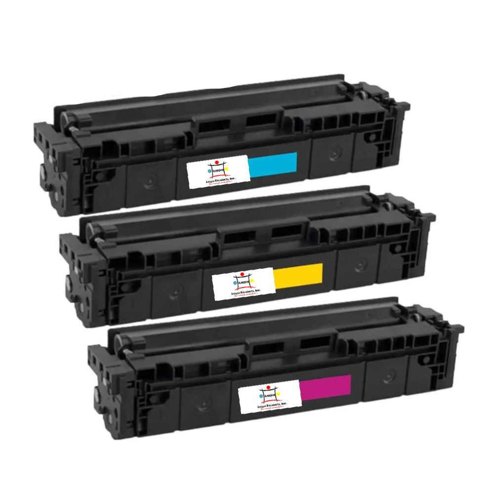 Ampuproducts Compatible Toner Cartridge Replacement For HP W2111X, W2112X, W2113X (206X) High Yield Cyan, Yellow, Magenta (Color) 3-Pack