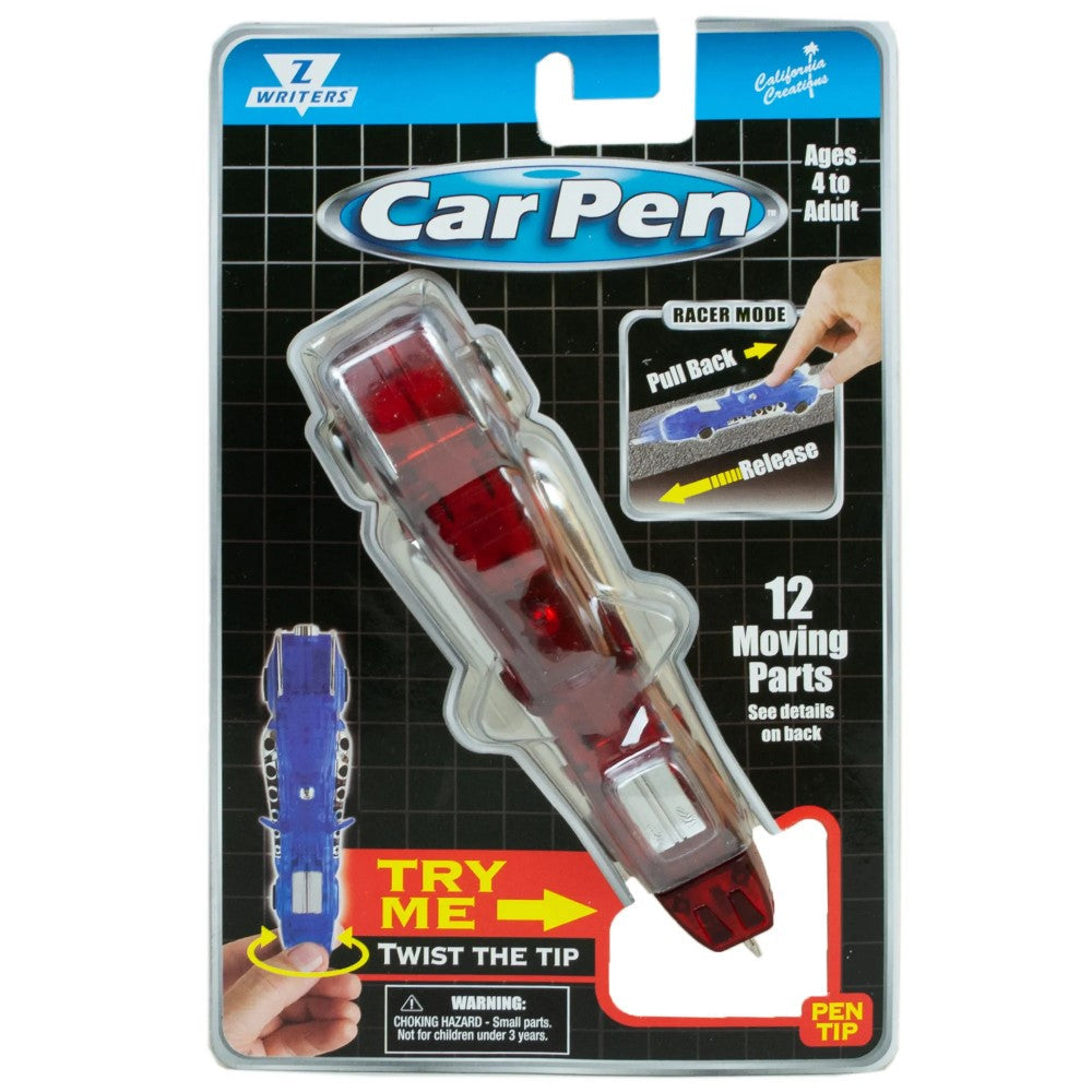 AF604 Red Pull Back Car Pen