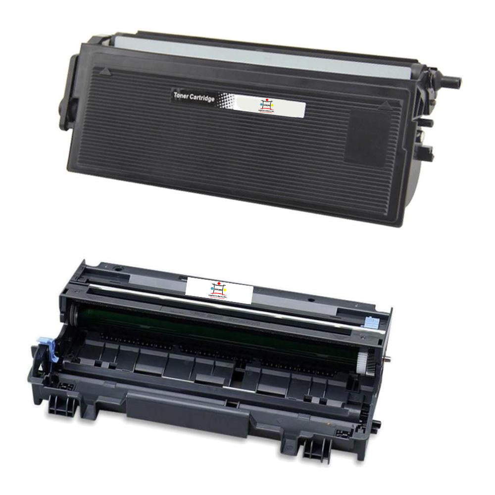 Ampuproducts Compatible Toner Cartridge and Drum Unit Replacement For BROTHER 1) TN570/1) DR510 (COMPATIBLE) 2 PACK