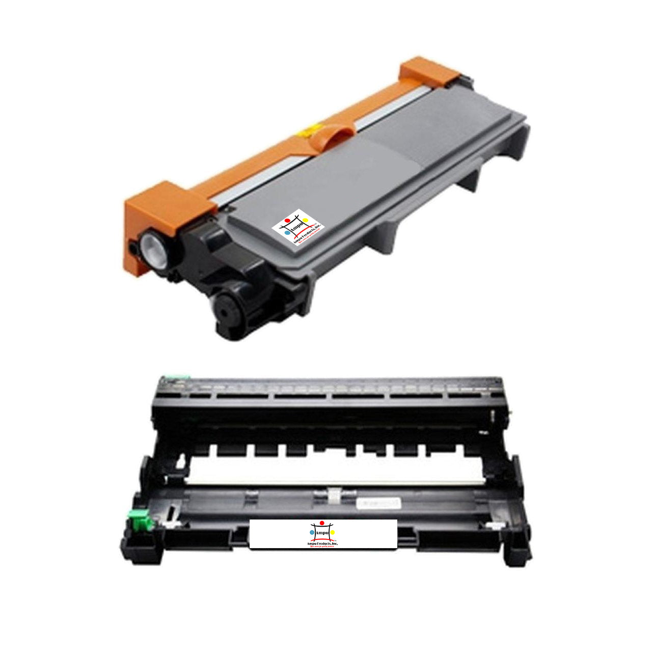 Ampuproducts Compatible Toner Cartridge and Drum Unit Replacement For BROTHER 1) TN660/1) DR630 (COMPATIBLE) 2 PACK
