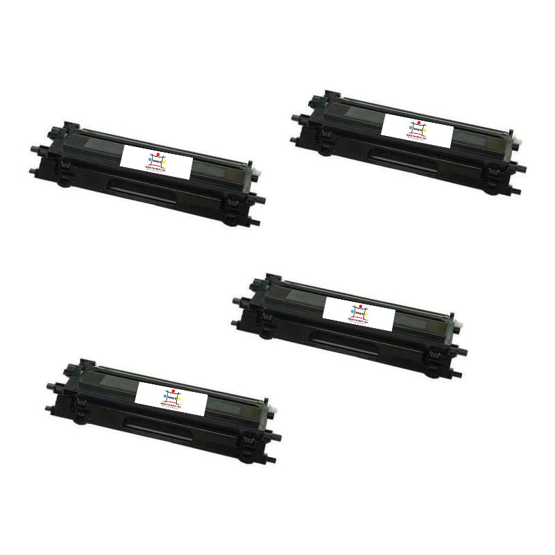 Ampuproducts Compatible Toner Cartridge Replacement for BROTHER TN115BK (TN-115BK) 4 PACK