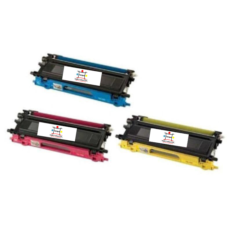 Ampuproducts Compatible Toner Cartridge Replacement for BROTHER TN115C, TN115Y, TN115M (TN-115C, TN-115Y, TN-115M) Cyan, Yellow, Magenta (3-Pack)