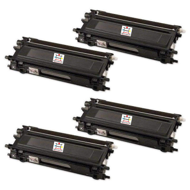 Ampuproducts Compatible Toner Cartridge Replacement for BROTHER TN210BK (TN-210BK) Black (4-Pack)