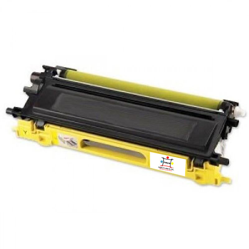 Ampuproducts Compatible Toner Cartridge Replacement for BROTHER TN210Y (TN-210Y) Yellow (1.4K YLD)