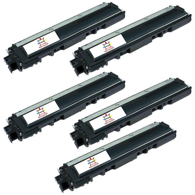 Ampuproducts Compatible Toner Cartridge Replacement for BROTHER TN221BK (TN-221BK) Black (5 PACK)