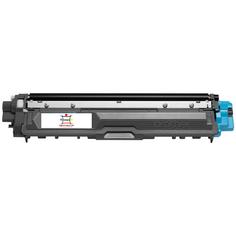 Ampuproducts Compatible Toner Cartridge Replacement For BROTHER TN221C (TN-221C) Cyan (1.4K YLD)