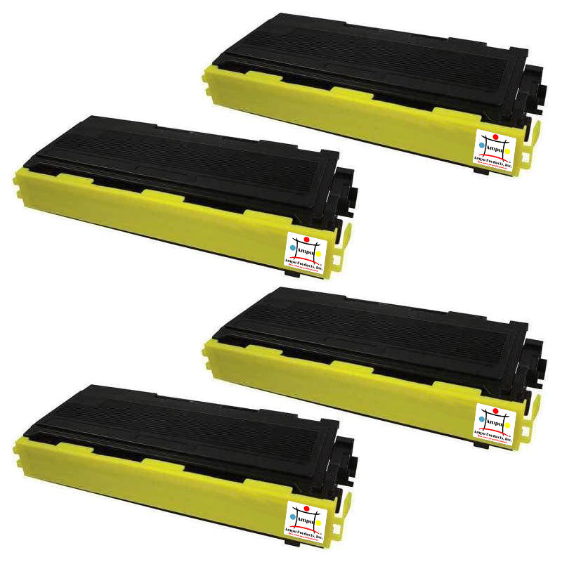 Ampuproducts Compatible Toner Cartridge Replacement for BROTHER TN350 (TN-350) Black (4-Pack)