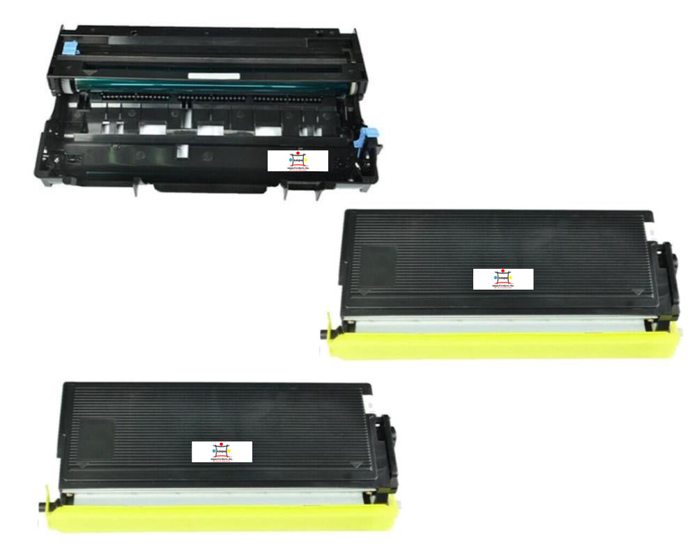 Ampuproducts Compatible Toner Cartridge and Drum Unit Replacement For BROTHER TN560/DR500 (COMPATIBLE) 3 PACK