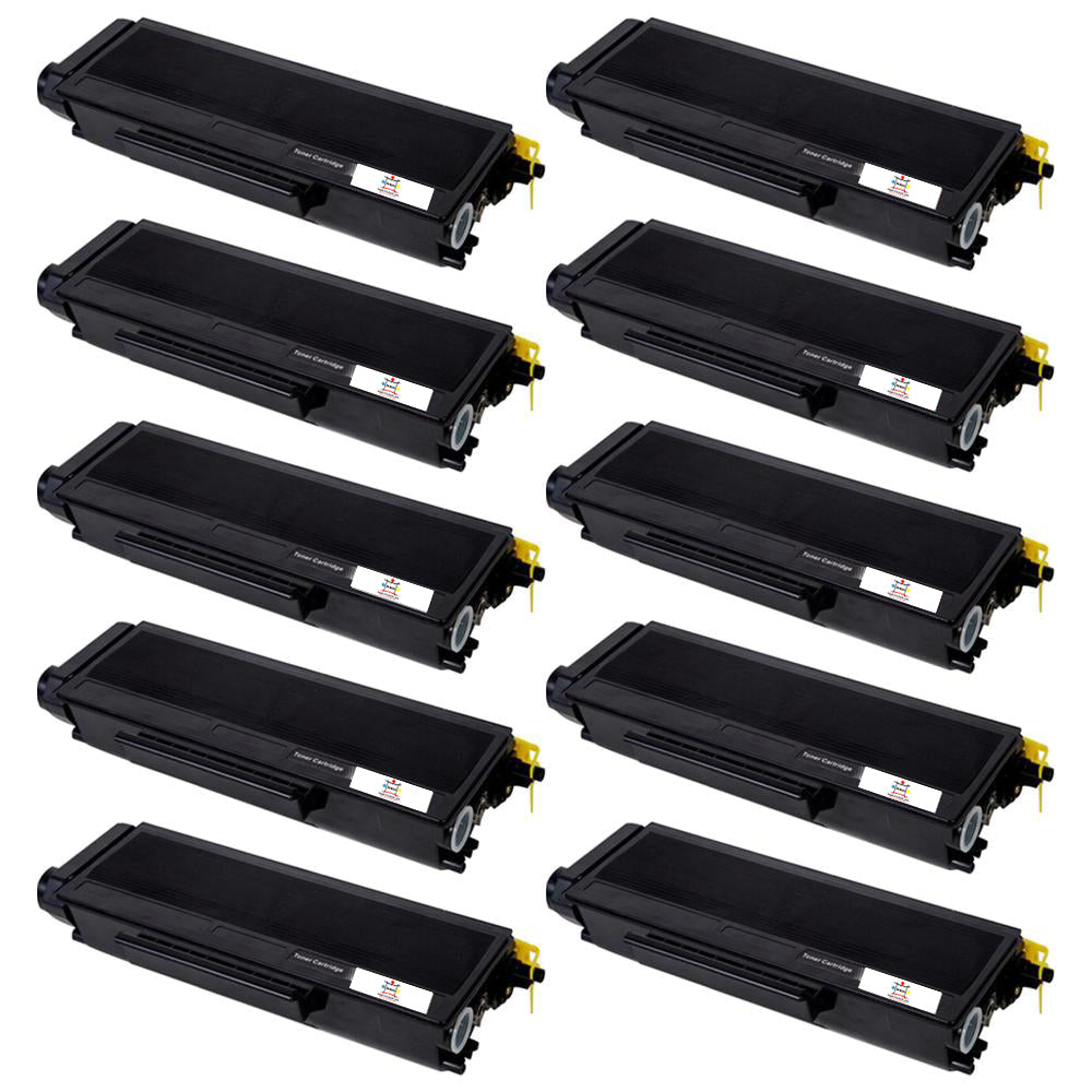 Ampuproducts Compatible Toner Cartridge Replacement for BROTHER TN580 (TN-580) High Yield Black (10-Pack)