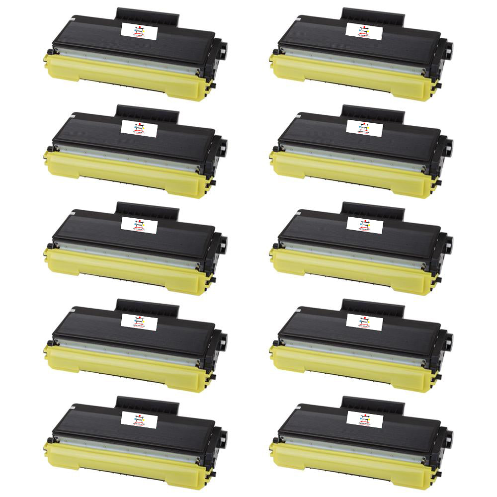 Ampuproducts Compatible Toner Cartridge Replacement for BROTHER TN650 (TN-650) High Yield Black (10 Pack)