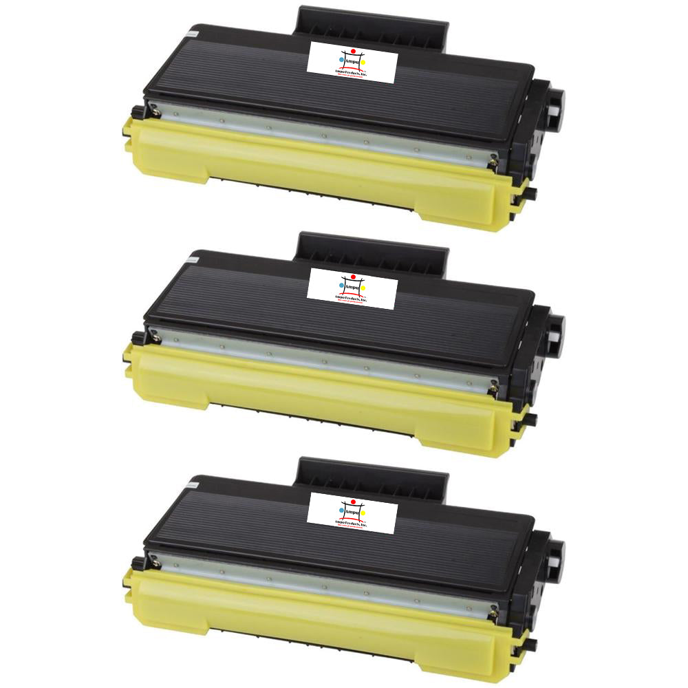 Ampuproducts Compatible Toner Cartridge Replacement for BROTHER TN650 (TN-650) High Yield Black (3-Pack)