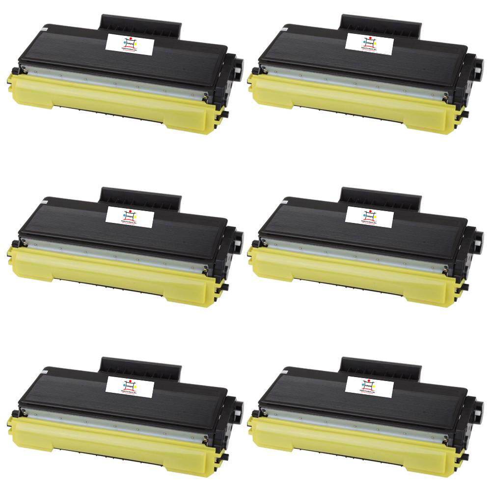 Ampuproducts Compatible Toner Cartridge Replacement for BROTHER TN650 (TN-650) High Yield Black (6-Pack)