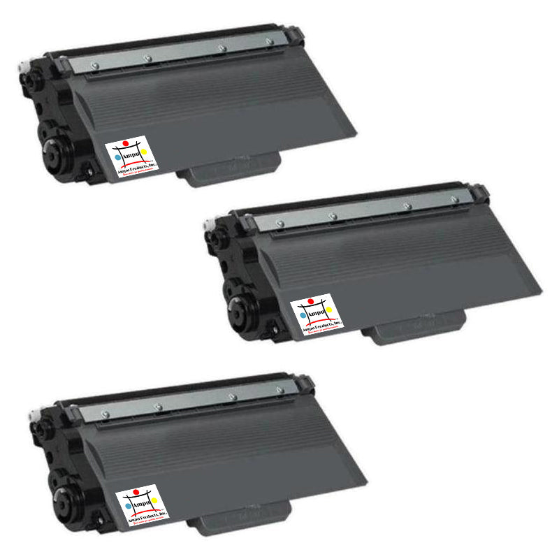 Ampuproducts Compatible Toner Cartridge Replacement for BROTHER TN720 (TN-720) Black (3 Pack)