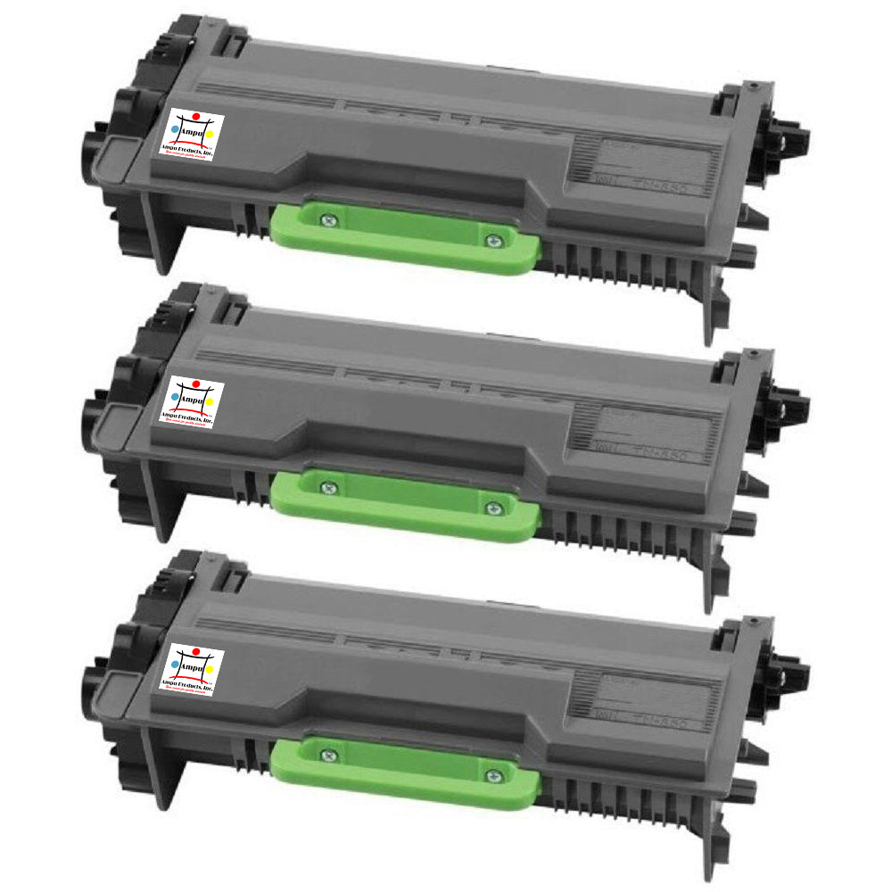 Ampuproducts Compatible Toner Cartridge Replacement for BROTHER TN850 (TN-850) High Yield Black (3-Pack)