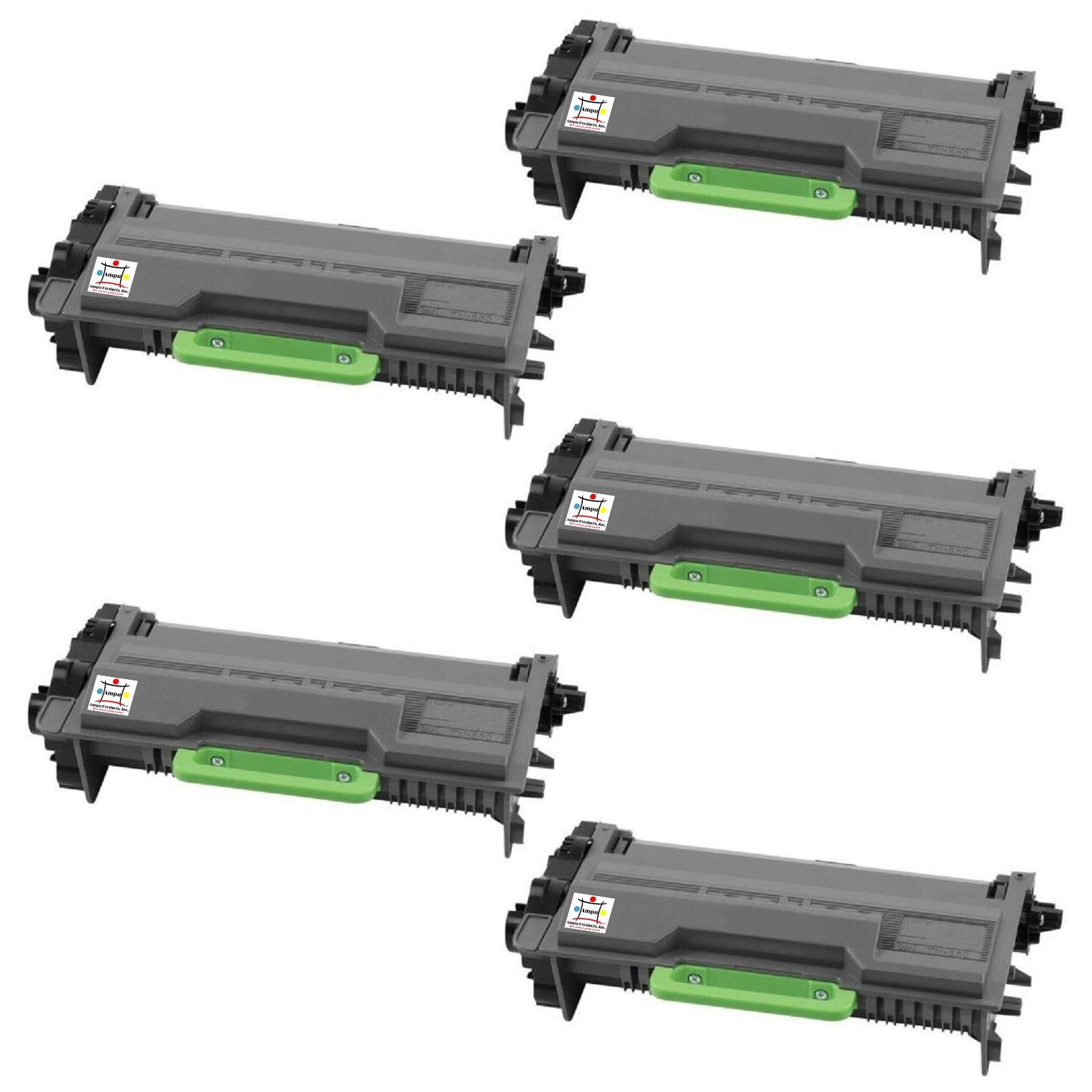 Ampuproducts Compatible Toner Cartridge Replacement for BROTHER TN850 (TN-850) High Yield Black (5-Pack)