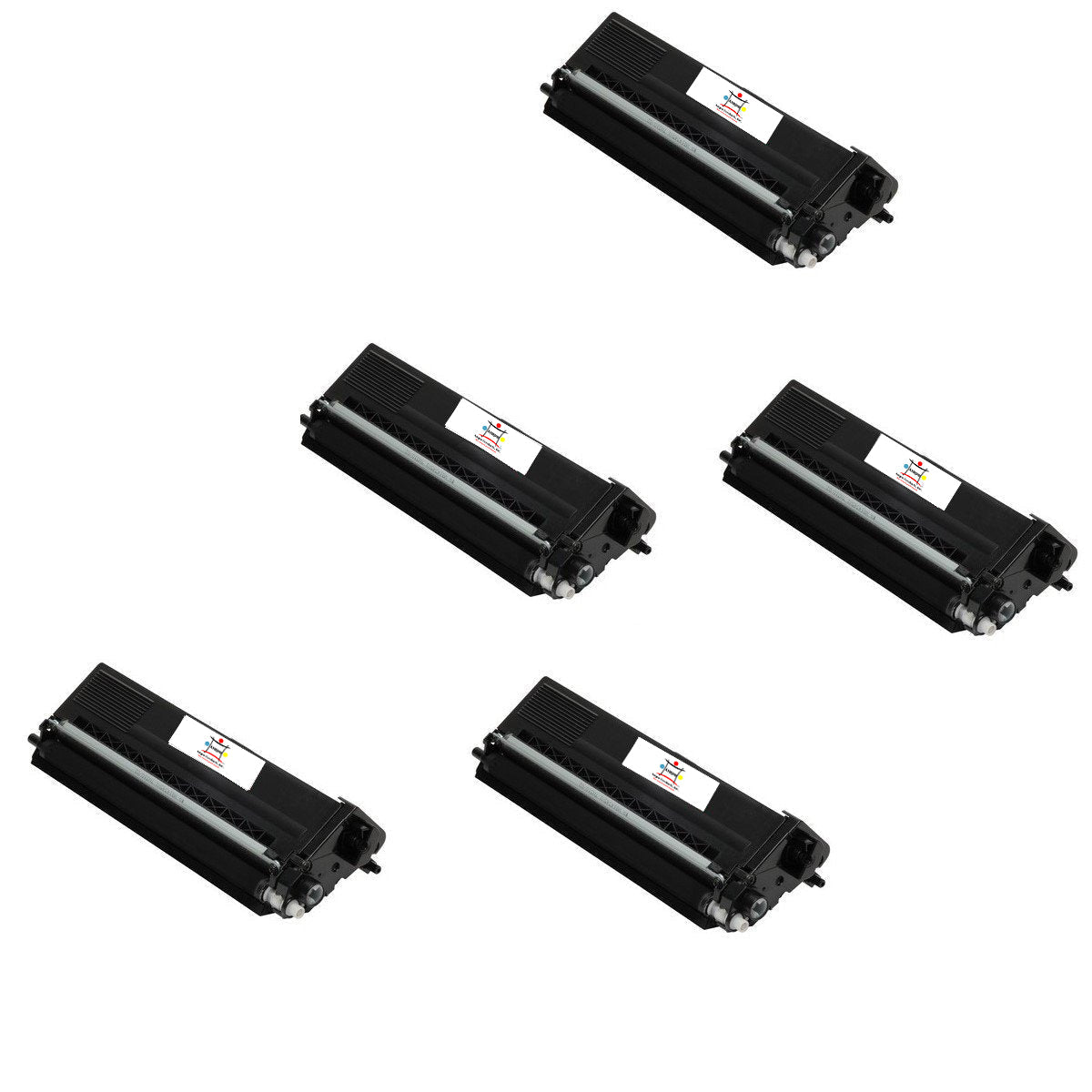 Ampuproducts Compatible Toner Cartridge Replacement for BROTHER TN339BK (TN-339BK) Black (5-Pack)